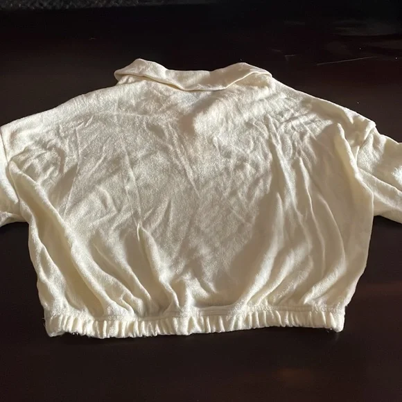 Listicle Ivy Shawl Collar Top Size Medium - Picture 4 of 11